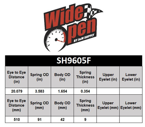 Wide Open Front L/R Shock Polaris Multiple Models