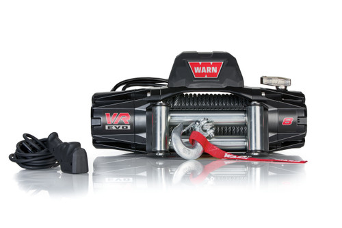 WARN VR EVO 8 103250 Standard Duty Winch with Steel Cable - 8,000 lb