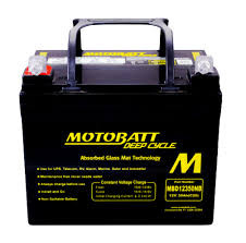 Motobatt 12V AGM Battery MBD12350NB