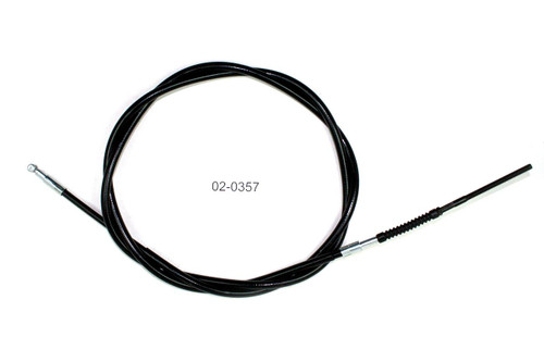 Motion Pro 02-0357 Black Vinyl Rear Hand Brake Cable - Honda FourTrax 300 2x4 1996-2000, FourTrax 300 4x4 1996-2000 | OE Replacement | Nylon Inner Liner
