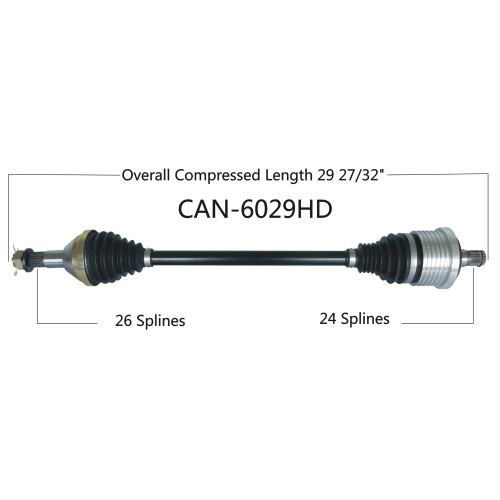 Wide Open Can-Am Complete HD Axle CAN-6029HD