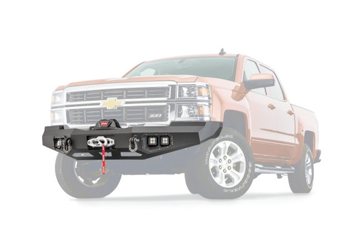 WARN ASCENT FRONT BUMPER FOR '14-'15 CHEVY SILVERADO 95800