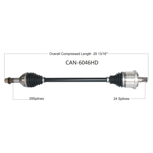 Wide Open Can-Am Complete HD Axle CAN-6046HD