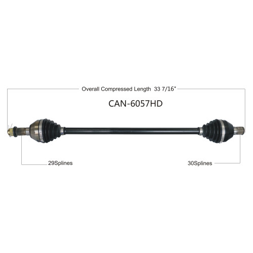 Wide Open Can-Am Complete HD Axle CAN-6057HD