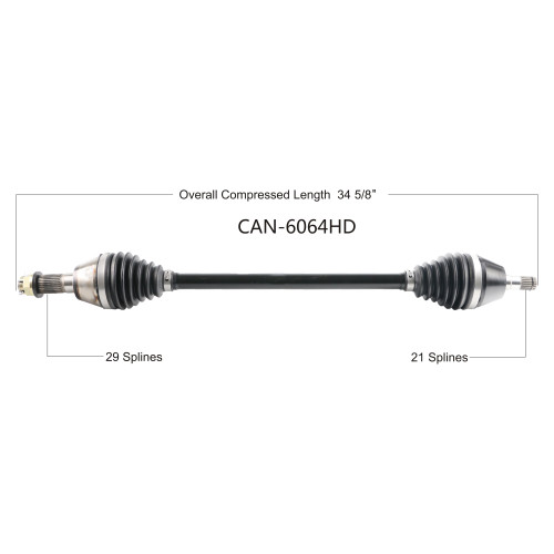 Wide Open Can-Am Complete HD Axle CAN-6064HD