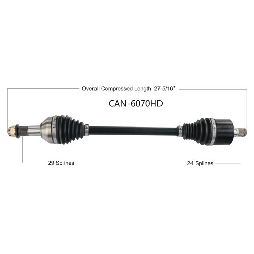 Wide Open Can-Am Complete HD Axle CAN-6070HD
