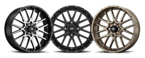 Hurricane Matte Black 17x7 5+2 4/137
