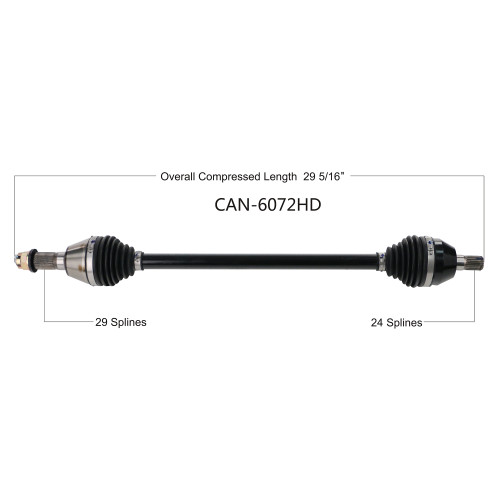 Wide Open Can-Am Complete HD Axle CAN-6072HD