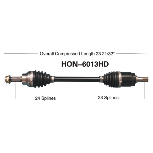 Wide Open Honda Complete HD Axle HON-6013HD