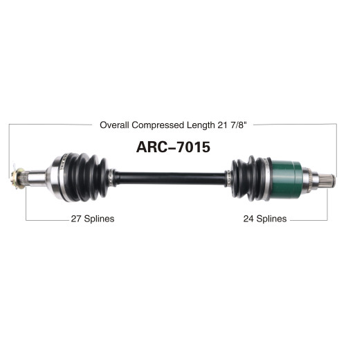 Wide Open Arctic Cat Complete Axle ARC-7015