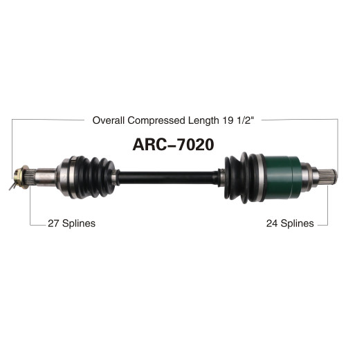 Wide Open Arctic Cat Complete Axle ARC-7020