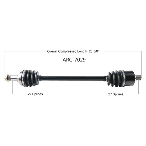 Wide Open Arctic Cat Complete Axle ARC-7029