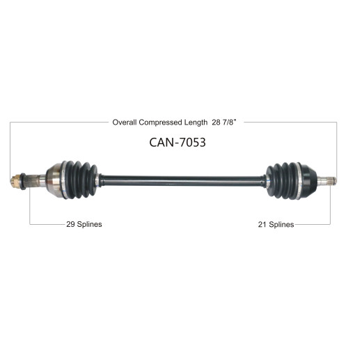 Wide Open Can-Am Complete Axle CAN-7053