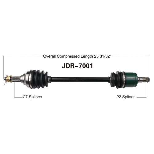 Wide Open John Deere Complete Axle JDR-7001