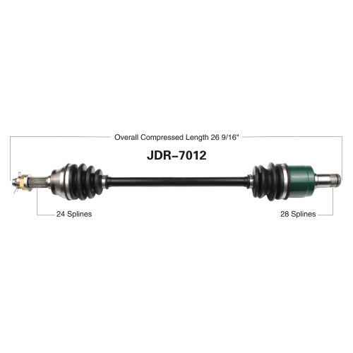 Wide Open John Deere Complete Axle JDR-7012