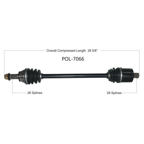 Wide Open Polaris Complete Axle POL-7066