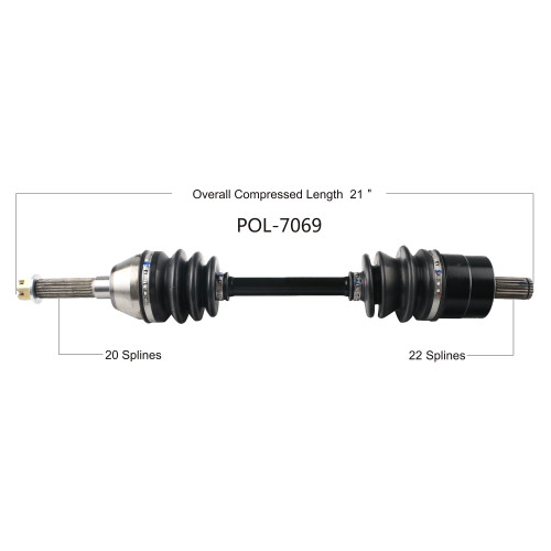 Wide Open Polaris Complete Axle POL-7069