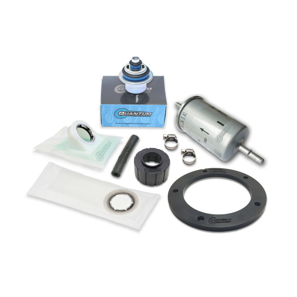 QFS FUEL PUMP REPAIR KIT W/ FUEL PRESSURE REGULATOR, TANK SEAL, FUEL FILTER, STRAINER FOR POLARIS ATV / UTV - OEM REPLACEMENT, QFS-K357