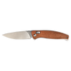 Bison River Wood Knife with Button Lock, 4.5" | Free Engraving