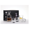 Square Decanter Set With Four Rocks Glasses, 750ml | Free Engraving