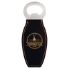 Black/Gold Magnetic Bottle Opener with Custom Laser Engraving