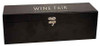 Engraved Matte Black Finish Wine Box