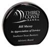 Custom Engraved Black Acrylic Circle Award (4.5")