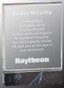 5" x 7" Custom Engraved Black Fusion Acrylic Award