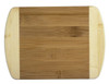 Engraved Two-Tone Bamboo Cutting Board 8"