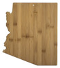 Arizona Shaped Bamboo Cutting Board 13.5"