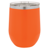 Stainless Steel Wine Tumbler 12 oz Orange