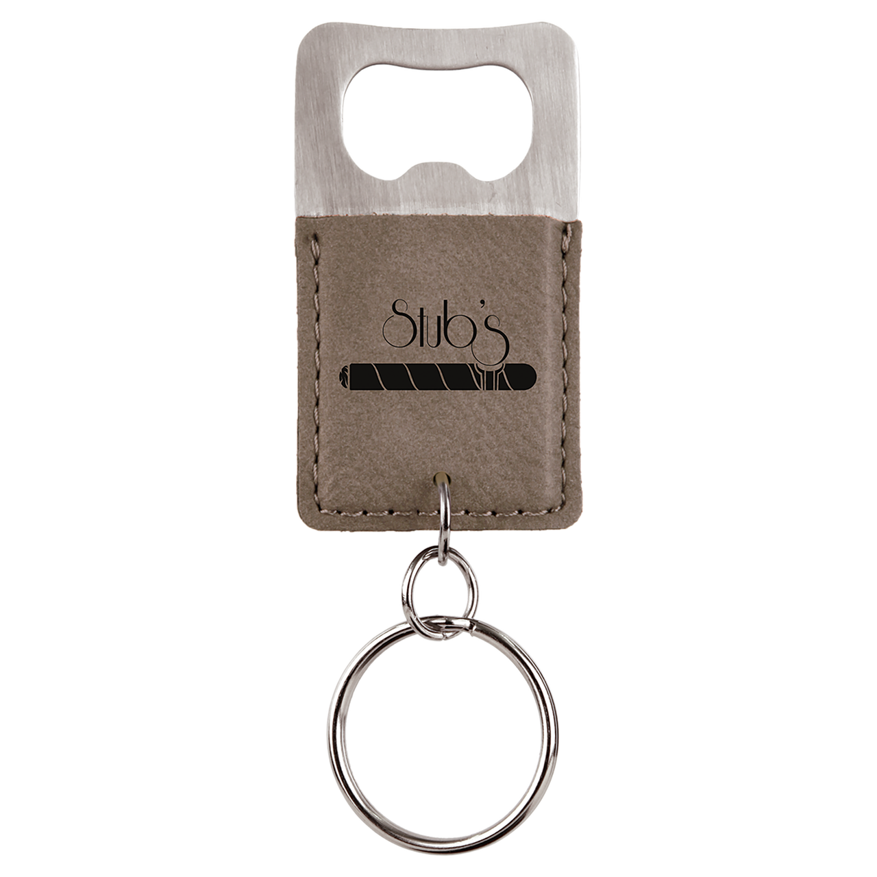 engraved bottle opener keychain