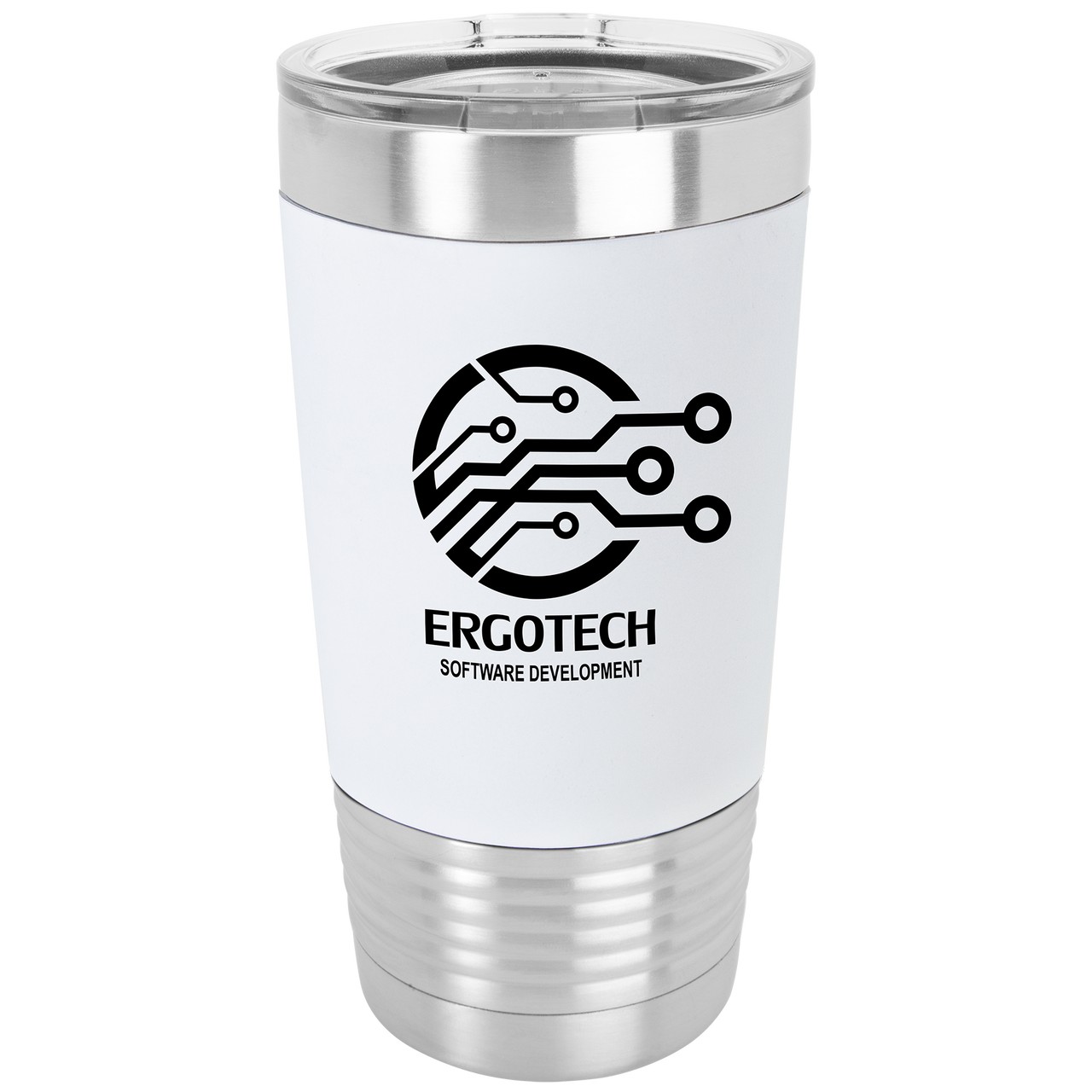 Double Wall Stainless Steel Tumbler - 20 Oz. - Laser Engraved