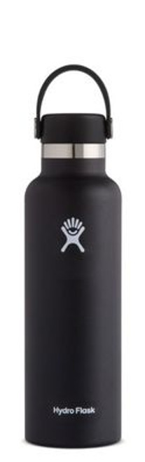 21 oz, Hydro Flask, Hydroflask, Black, Standard Mouth, Stainless Steel