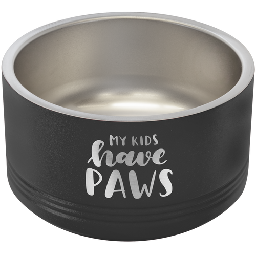 Black 18oz Pet Bowl for Small Pets