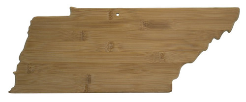 Tennessee Shaped Bamboo Cutting Board 18.5"