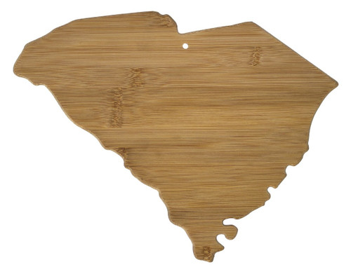 South Carolina Shaped Bamboo Cutting Board 14.25"