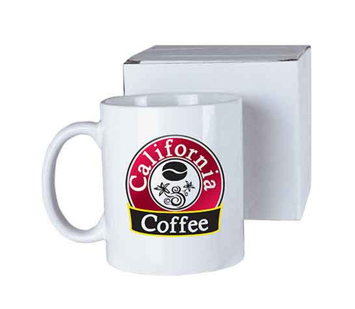 11 oz. White Sublimatable Ceramic Mug