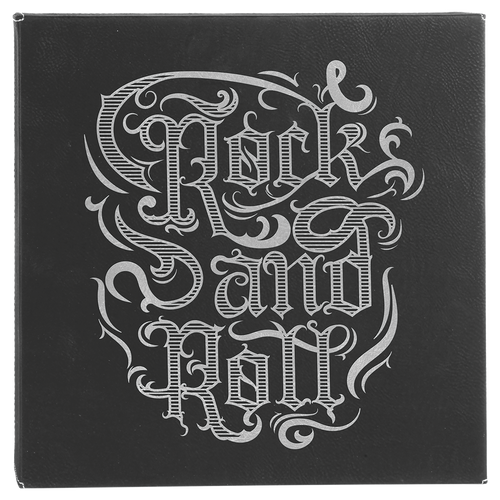 Faux Leather Wall Art Decor Mile High Laser Engraving