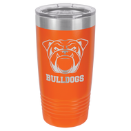 Stainless Steel, 20 oz, cup, insulated, double-walled, lid, gift, Orange