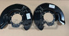 New Toyota Land Cruiser Set of OEM Left & Right Front Backing Plates FZJ80