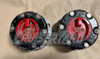 Toyota Land Cruiser Set of 2 Red OEM FJ40 FJ55 FJ80 FZJ80 ASCO Manual Locking Hubs