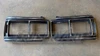 Set of Toyota Land Cruiser FJ62 Aftermarket Headlight Bezels