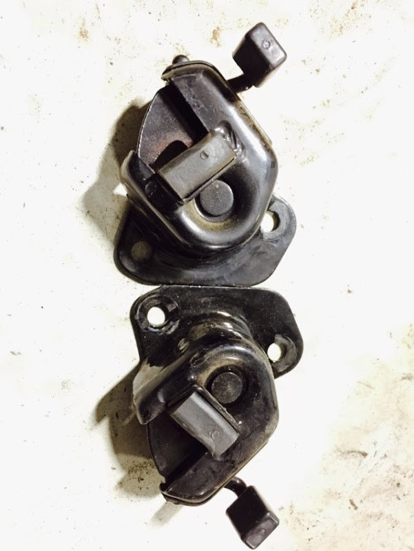 Toyota Land Cruiser FJ60 FJ62 Set of Rear Seat Back Lock Assembly