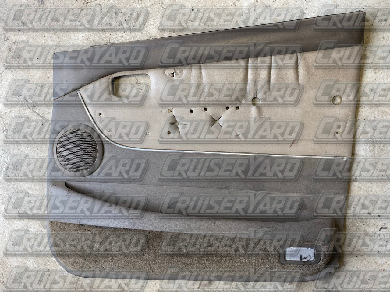 トト 80 Series, Right Front Door Card, Tan - CruiserYard