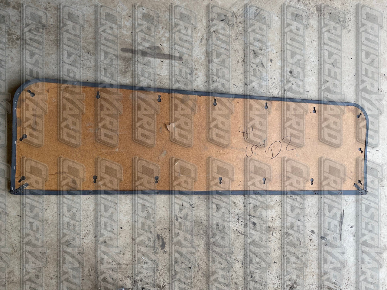 Toyota Land Cruiser FJ80 FZJ80 Gray Tailgate Carpet D2 64780-60021