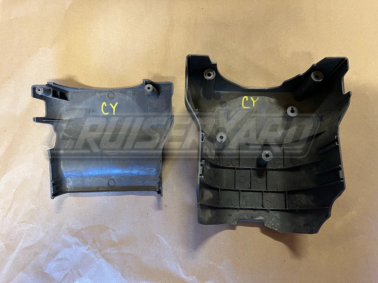 ウェルカムボード eclat23 Toyota Land Cruiser OEM FZJ80 Gray Steering Column Cover