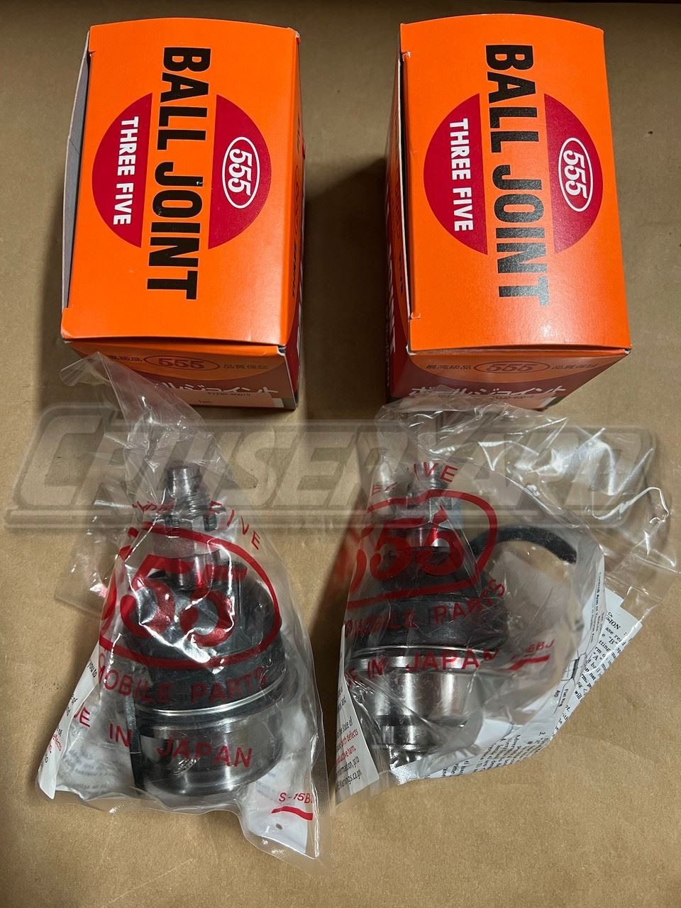 サンダース U BW8 ラセンフォース 016/051 ⑤ New Lexus GX470 Toyota 4Runner Set of 2 Sankei 555 Lower Ball