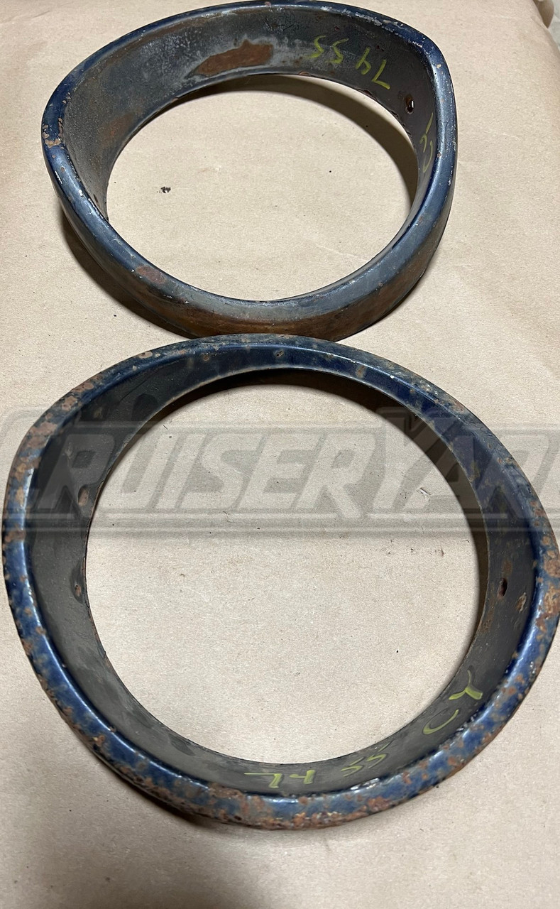 Toyota Land Cruiser FJ55 Set of OEM Headlamp Rims - CruiserYard