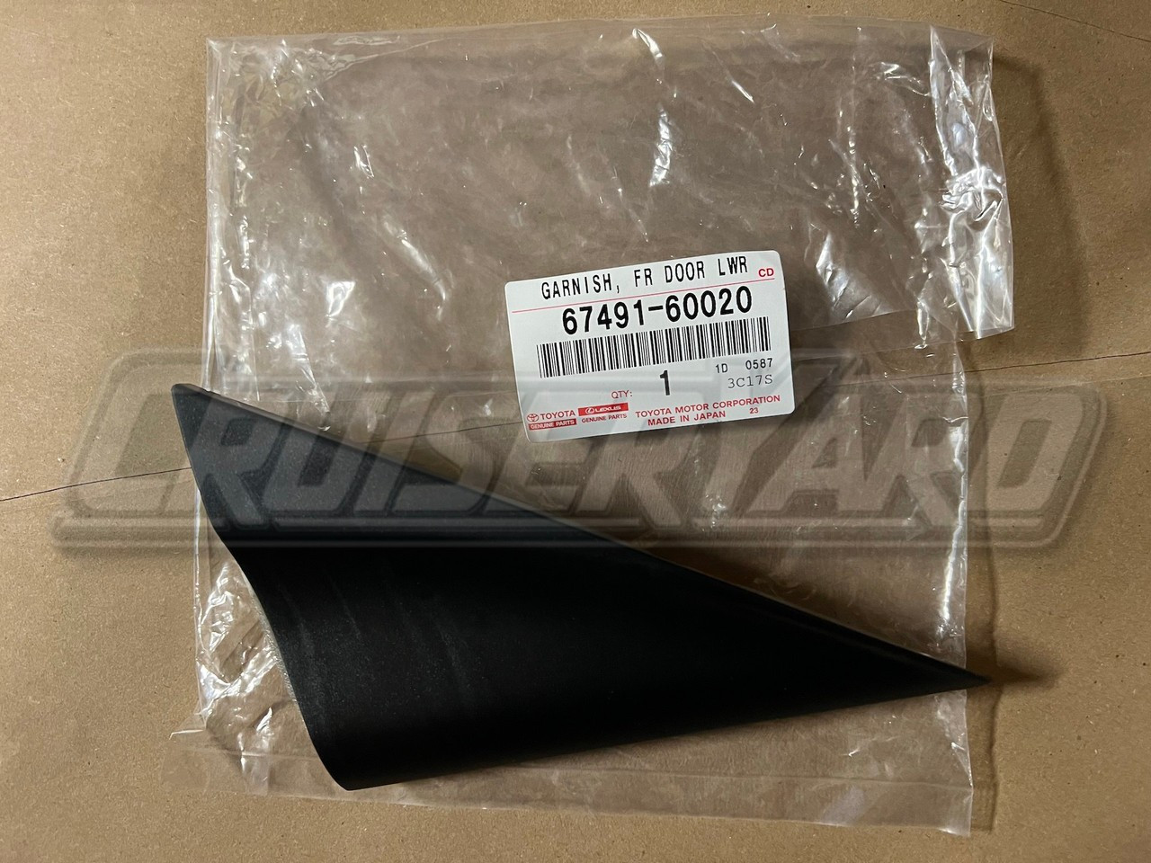 New Toyota Land Cruiser FJ80 FZJ80 Right Mirror Triangle Cover